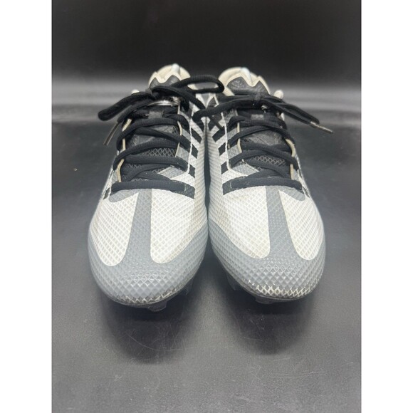 Nike Vapor Edge Speed 360 White Black Grey Football Cleats DQ5110-100 Mens 9 EUC - Picture 3 of 7